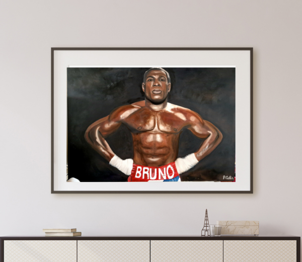 Frank Bruno Original Color Oil Painting (70cm x 100cm)